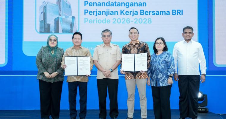 BRI dan Serikat Pekerja BRI Tandatangani PKB, Perkuat Hubungan Industrial Harmonis Berkelanjutan Financial 05/09/2026, 07.01 WIB