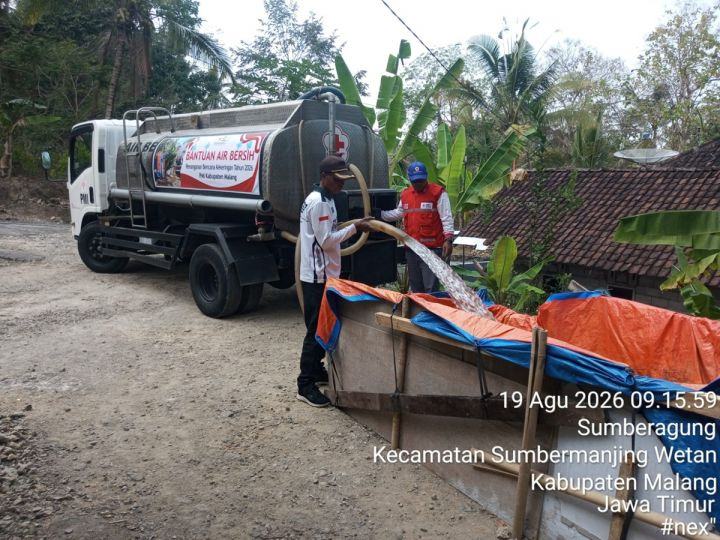 El Nino Mengancam hingga 2027, 1,2 Juta Liter Air Bersih Sudah Disalurkan di Malang Raya