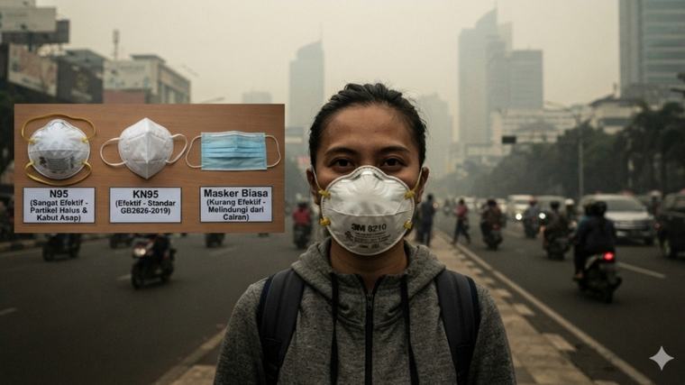Waspada Kabut Asap, Ini Jenis Masker yang Sebaiknya Dipakai