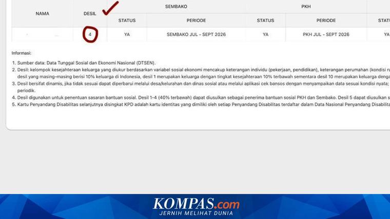 Cek Desil Online September 2026 Lewat HP, Pastikan Bantuan Cair Ekbis 05/09/2026