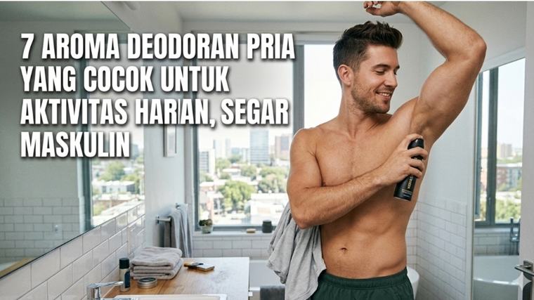7 Aroma Deodoran Pria yang Cocok untuk Aktivitas Harian, Segar dan Maskulin