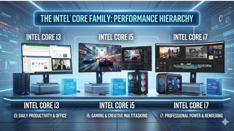 Intel Core i3 vs i5 vs i7: Mana yang Paling Cocok untuk Kebutuhan PC Kamu?