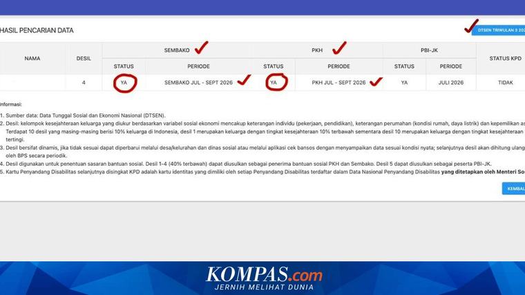 3 Cara Cek Bansos September 2026, Ini Daftar Bantuan yang Cair Ekbis