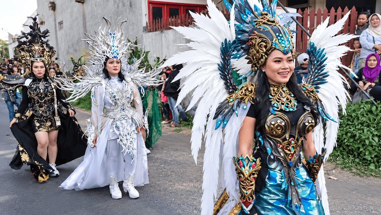 Karnaval Warga Sanan Malang Meriah, Ogoh-Ogoh hingga Sound Horeg Jadi Pusat Perhatian