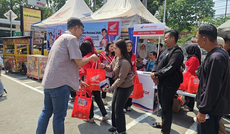 Rayakan Harpelnas, Astra Motor Sumsel Berikan Apresiasi bagi Konsumen Setia Honda