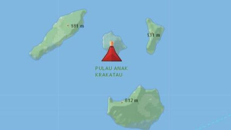 Gunung Anak Krakatau Erupsi Lagi dengan Durasi 10 hingga 15 Detik