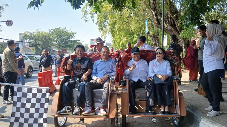 200 Becak Listrik Meluncur di Cirebon, Effendi Edo Ingin Jadi Daya Tarik Wisata hingga Hotel dan Stasiun