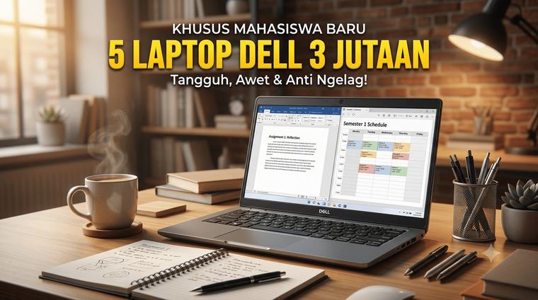 Budget Terbatas tapi Butuh Laptop Awet Buat Kuliah? Ini Deretan Seri Latitude Paling Recommended