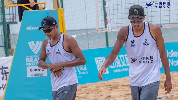 Timnas Voli Pantai Indonesia Terhenti di 8 Besar AVC Beach Continental