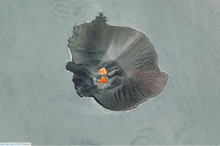 Erupsi Gunung Anak Krakatau Hari Ini, 2 Kali Gempa Letusan, Kini Status Level III