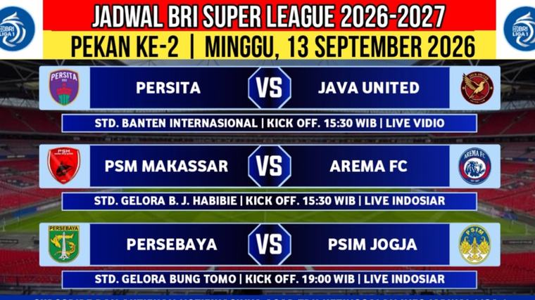 Jadwal Arema FC Pekan Kedua BRI Super League 2026: Tantang PSM Makassar