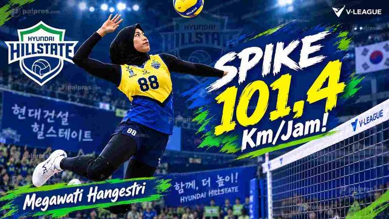 Megawati Hangestri Pamer Spike 101,4 Km/Jam, Secepat Mobil Melaju di Jalan Tol!