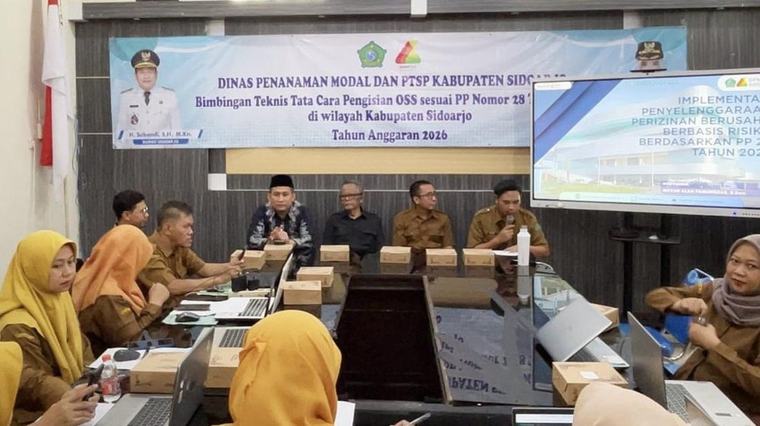 Investasi Sidoarjo Tembus Rp 7,7 T hingga Triwulan II 2026