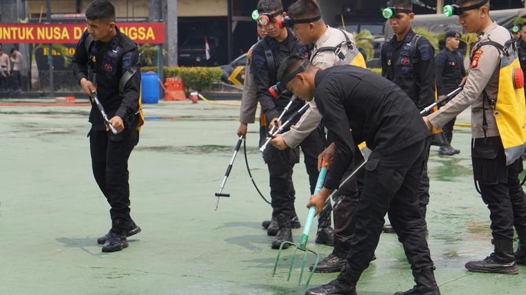 Optimalkan Penanganan Karhutla, Polda Sumsel Perkuat Kesiapan Personel